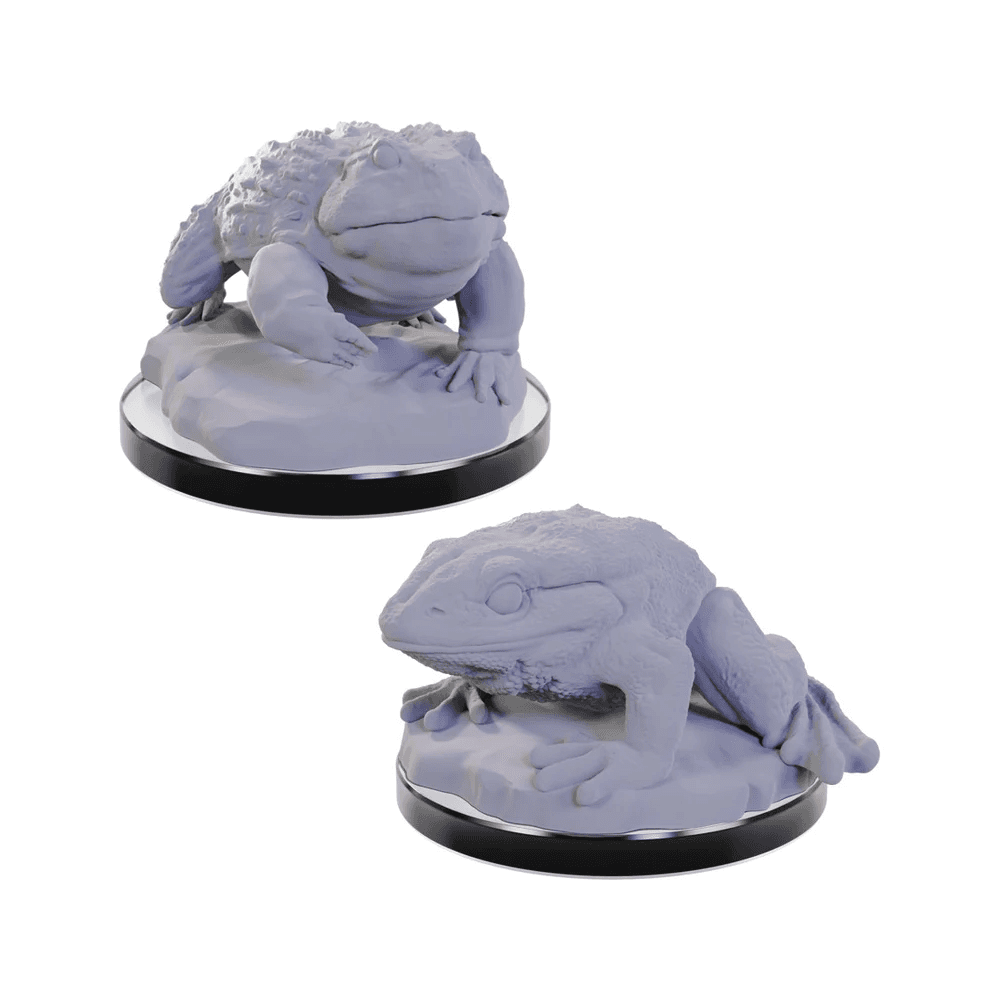 Giant Frogs: Pathfinder Deep Cuts Unpainted Miniatures (W22) - Beanie Games