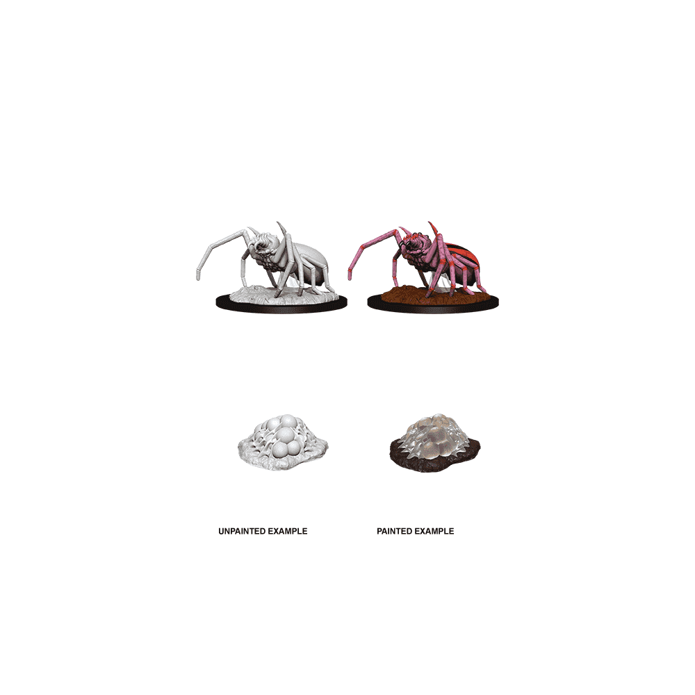 Giant Spider & Egg Clutch: D&D Nolzur's Marvelous Unpainted Miniatures (W12) - Beanie Games