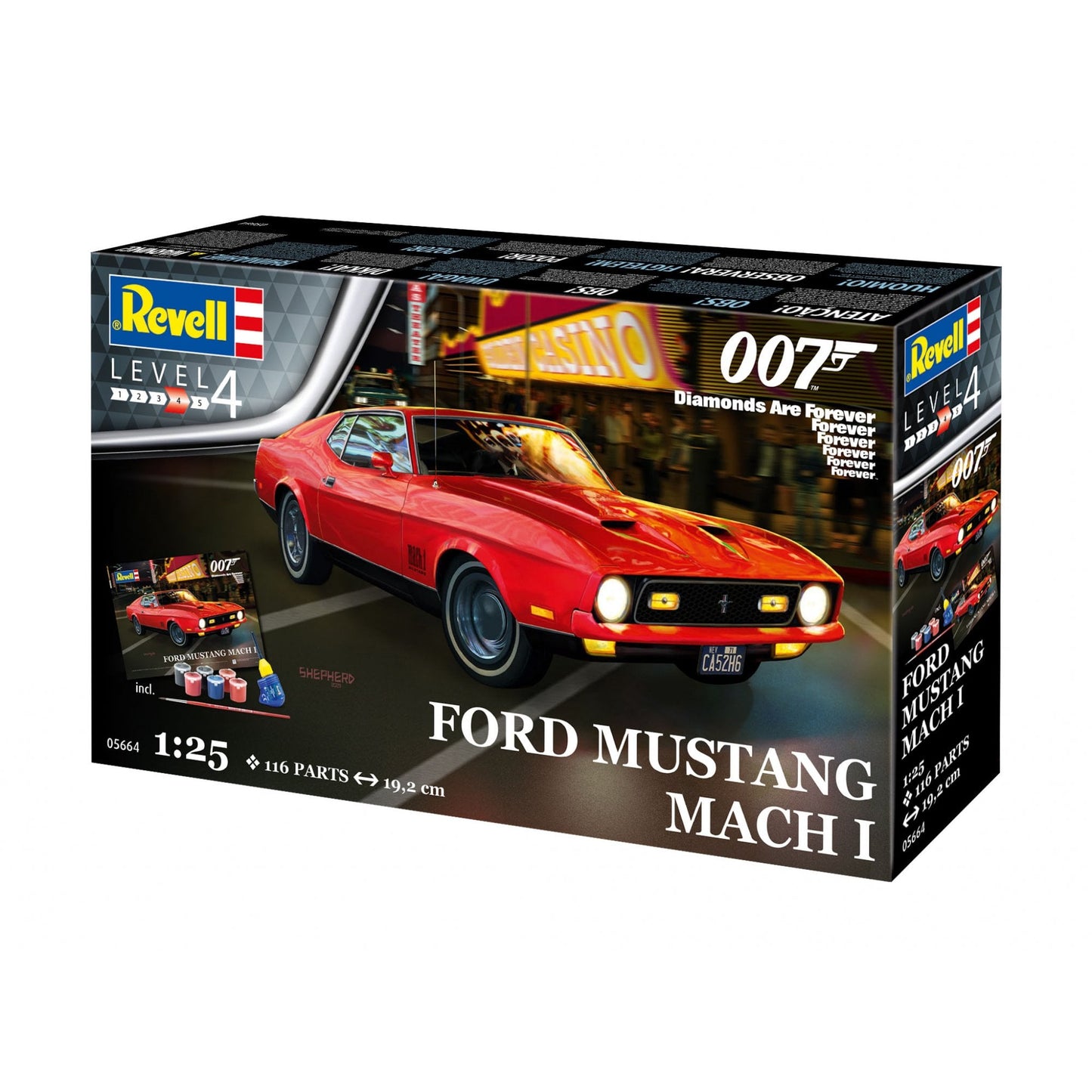 Gift Set - Ford Mustang Mach 1 (James Bond 007) "Diamonds Are Forever" - Beanie Games