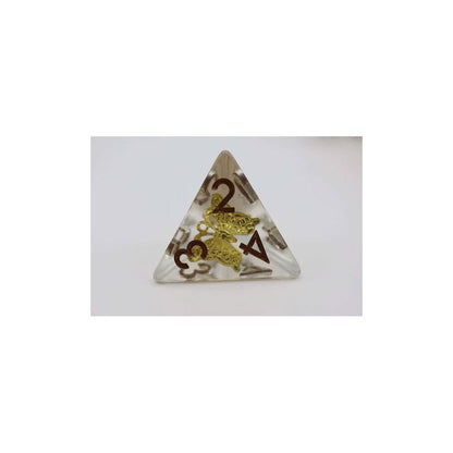 Gilded Butterfly RPG Dice Set - Beanie Games