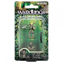 Girl Druid & Stone Creature: WizKids Wardlings Miniatures - Beanie Games
