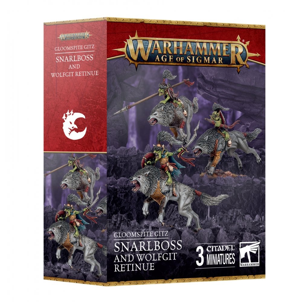 Gloomspite Gitz: Snarlboss & Wolfgit Retinue - Beanie Games