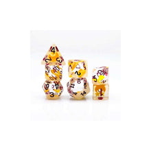 Glow in the Dark Moon and Star RPG Dice Set - Beanie Games