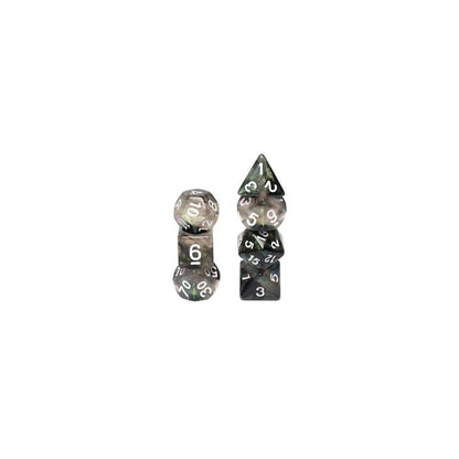 Glow in the Dark Storm Chaser RPG Dice Set - Beanie Games