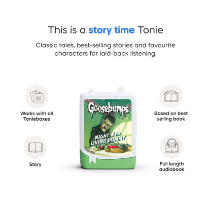 Goosebumps - Night of the Living Dummy (UK) (Book Pocket Tonie) - Beanie Games