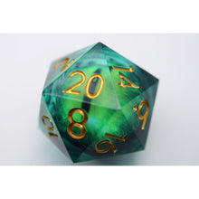 Green Cyclops D20 - 35mm Extra Large Moving Eye - Beanie Games