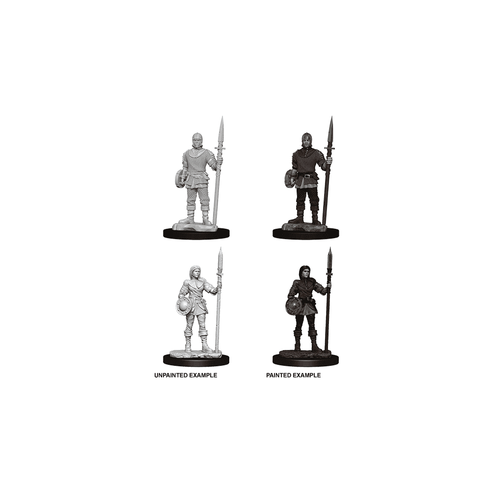Guards: WizKids Deep Cuts Unpainted Miniatures (W10) - Beanie Games