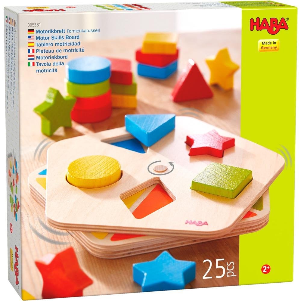HABA Motor Skills Board Shapes Carousel - Beanie Games