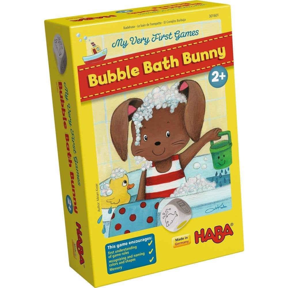 HABA My Very First Games: Bubble Bath Bunny - Beanie Games