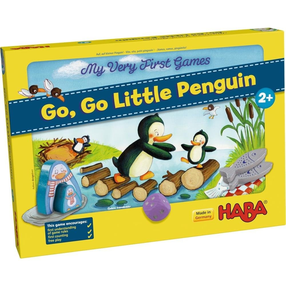 HABA My Very First Games: Go, Go, Little Penguin - Beanie Games