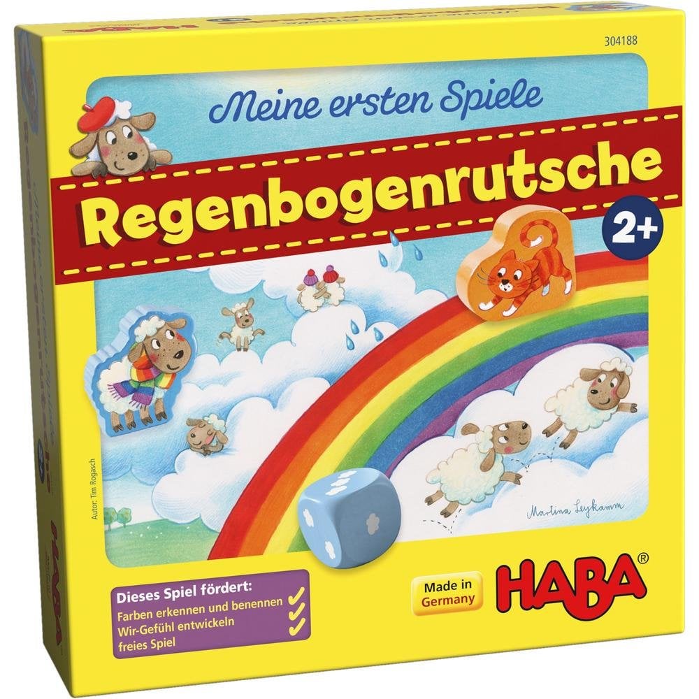 HABA My Very First Games: Rainbow Slide - Beanie Games