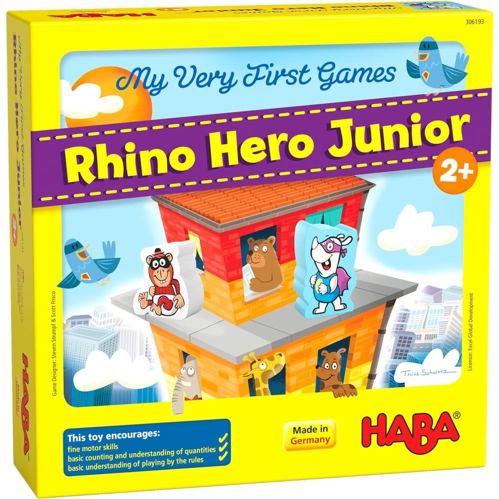 HABA My Very First Games: Rhino Hero Junior - Beanie Games
