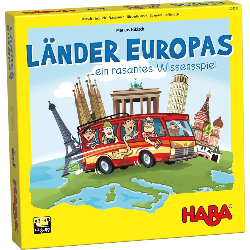HABA The Countries Of Europe (Lander Europas) - Beanie Games