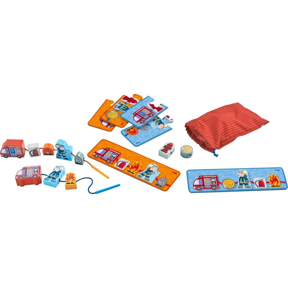 HABA Threading Game - Fire Brigade - Beanie Games