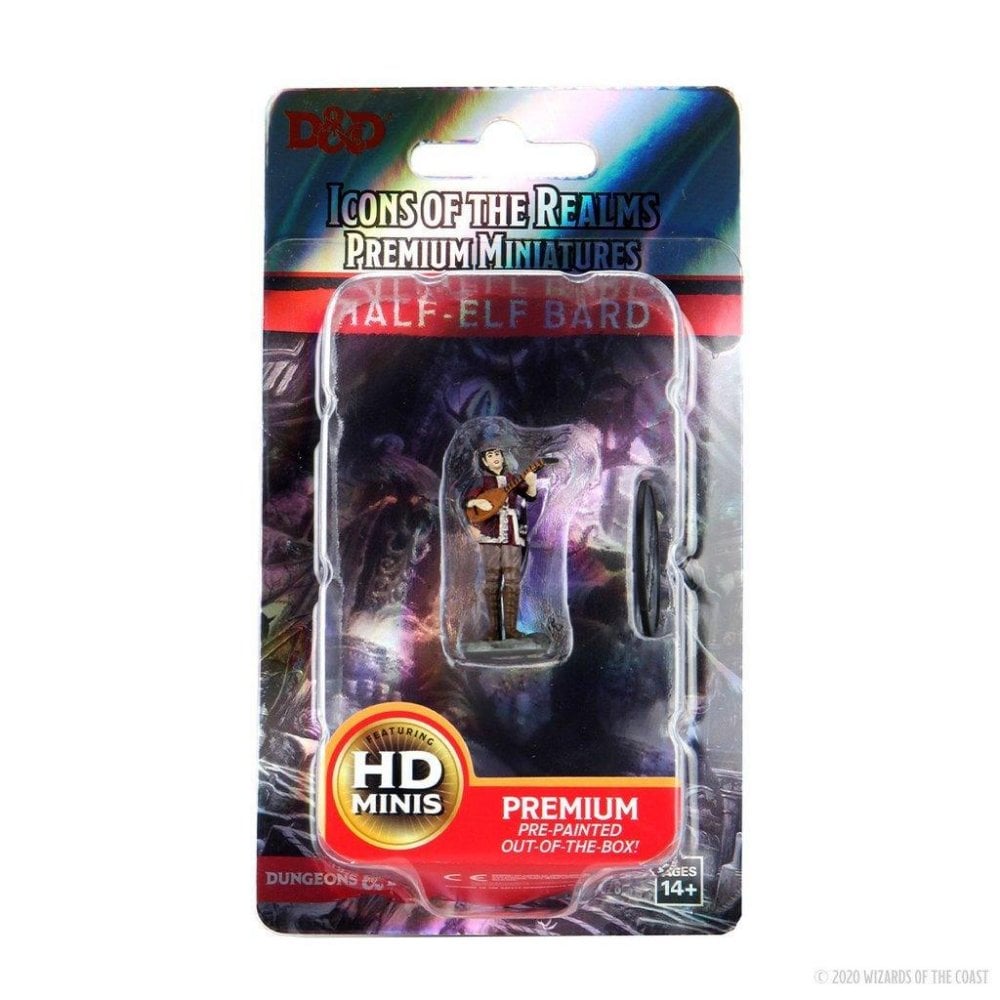 Half - Elf Bard Female: D&D Icons of the Realms Premium Figures (W4) - Beanie Games