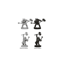 Half - Orc Male Barbarian: Pathfinder Deep Cuts Unpainted Miniatures - Beanie Games