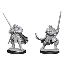 Half - Orc Paladin Male: D&D Nolzur's Marvelous Unpainted Miniatures (W15) - Beanie Games