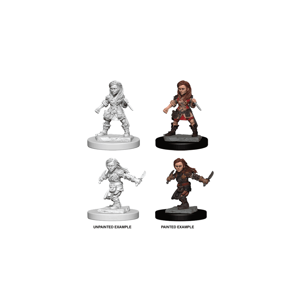 Halfling Female Rogue: D&D Nolzur's Marvelous Unpainted Miniatures (W1) - Beanie Games