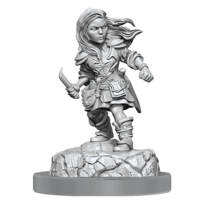Halfling Rogue Female: D&D Nolzur's Marvellous Unpainted Miniatures - Beanie Games