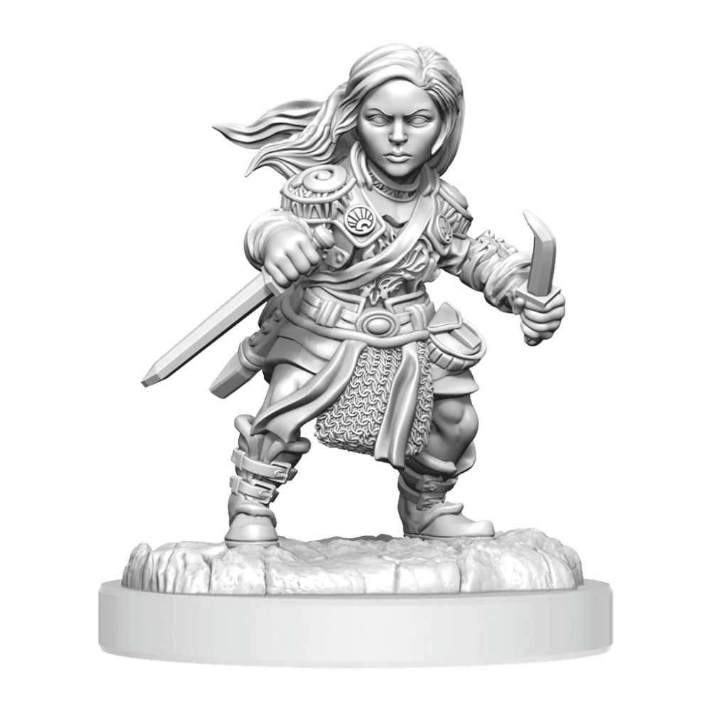 Halfling Rogue Female: D&D Nolzur's Marvellous Unpainted Miniatures - Beanie Games