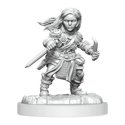 Halfling Rogue Female: D&D Nolzur's Marvellous Unpainted Miniatures - Beanie Games