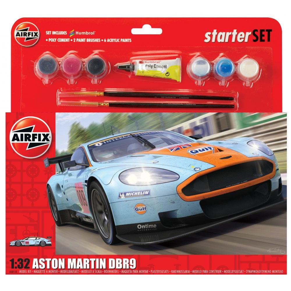 Hanging Gift Set - Aston Martin DBR9 - Beanie Games