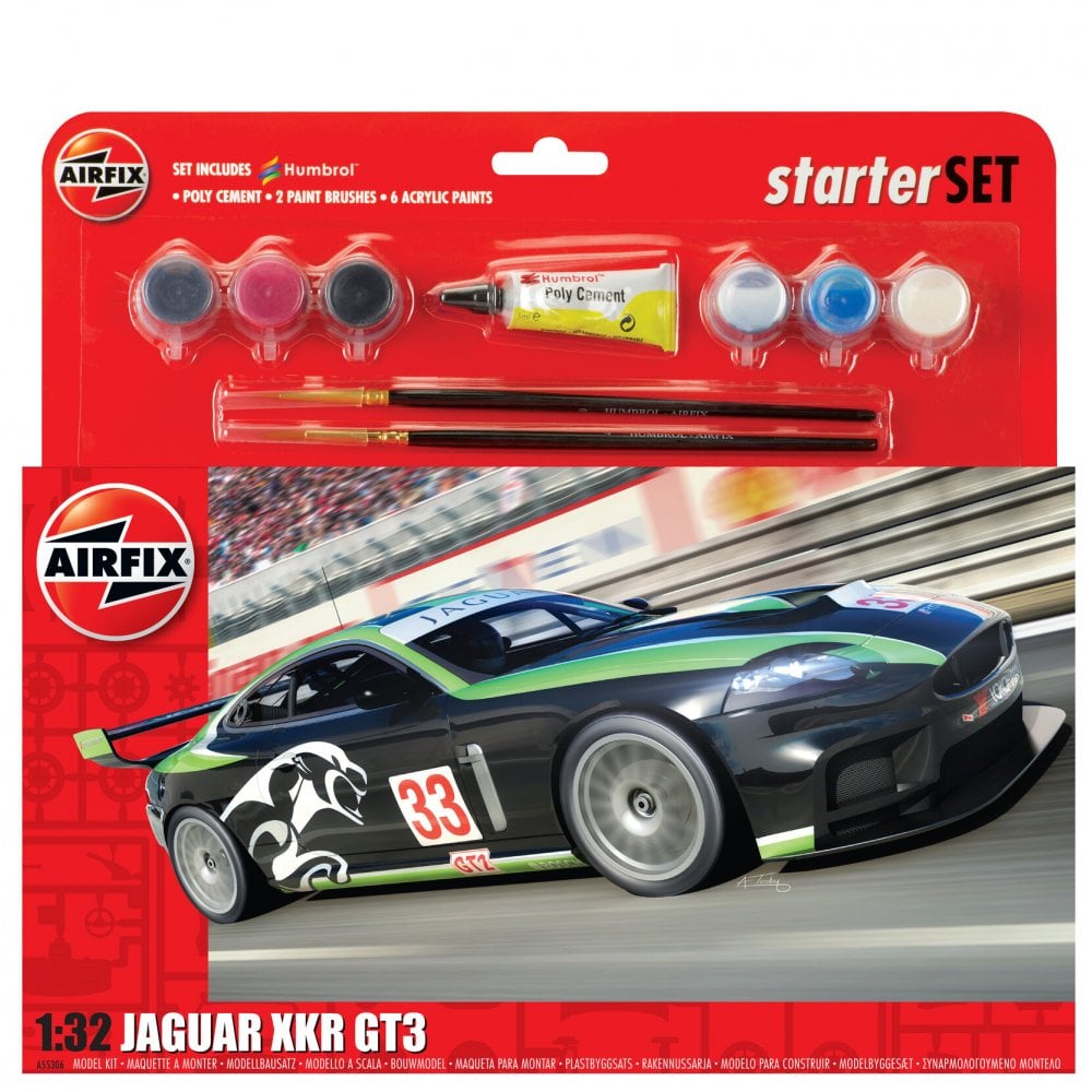 Hanging Gift Set - Jaguar XKR GT3 - Beanie Games