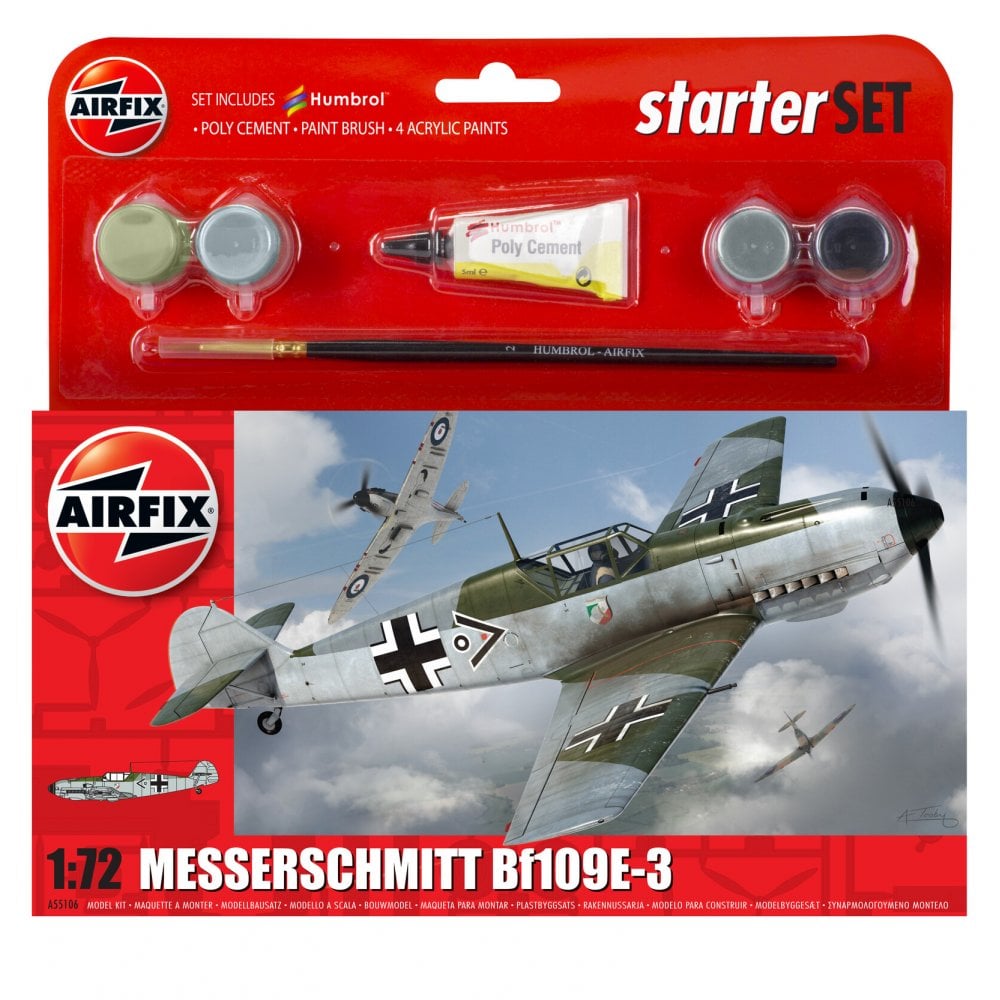 Hanging Gift Set Messerschmitt Bf109E - 3 - Beanie Games