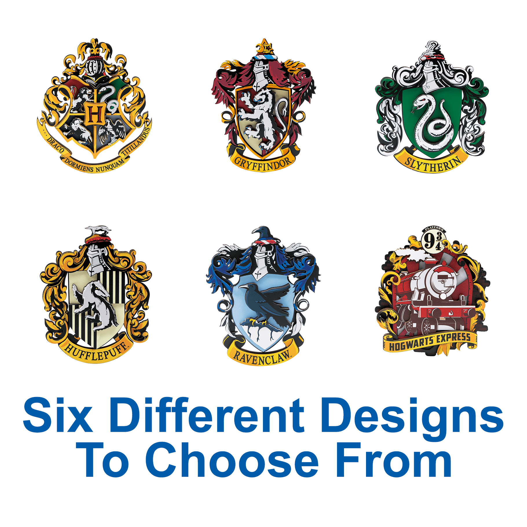 Harry Potter Magnetic Coat of Arms (6 Designs) - Beanie Games