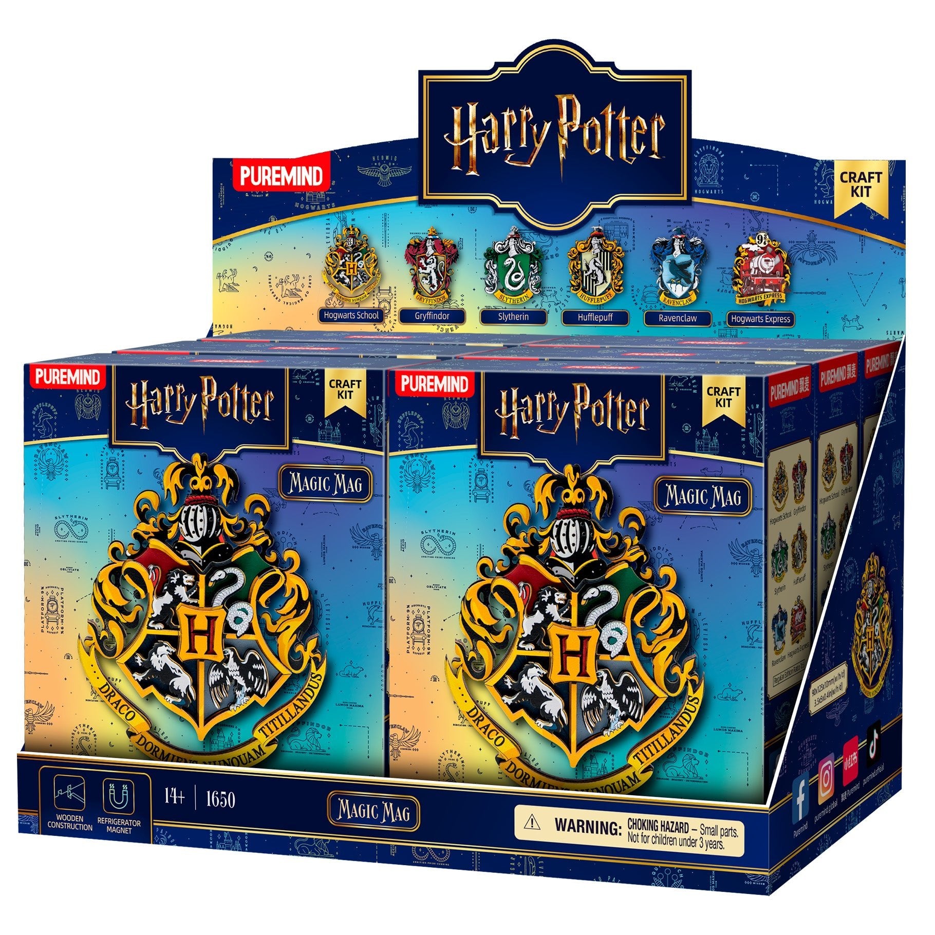 Harry Potter Magnetic Coat of Arms (6 Designs) - Beanie Games