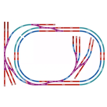 Hornby R7276 Layouts Made Easy - Medium Sized Oval Layout Complete Track Pack - Beanie Games