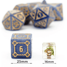 Huge Blue Castle RPG Dice Set - Beanie Games