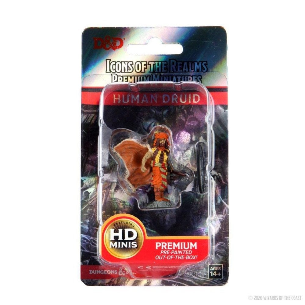 Human Druid Male: D&D Icons of the Realms Premium Figures (W4) - Beanie Games