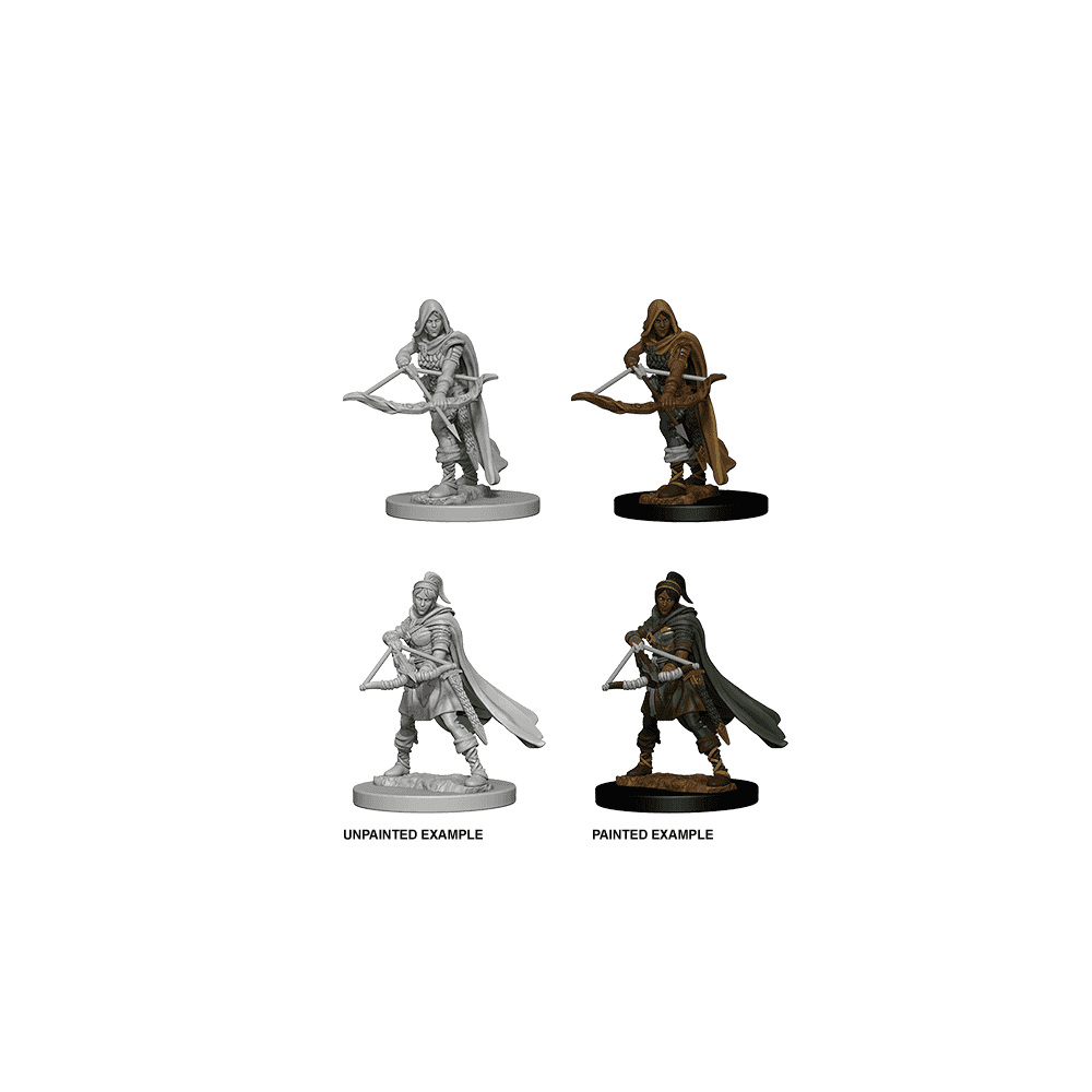Human Female Ranger: D&D Nolzur’s Marvelous Unpainted Miniatures - Beanie Games