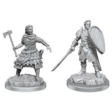Human Fighters: D&D Nolzur's Marvelous Unpainted Miniatures (W21) - Beanie Games