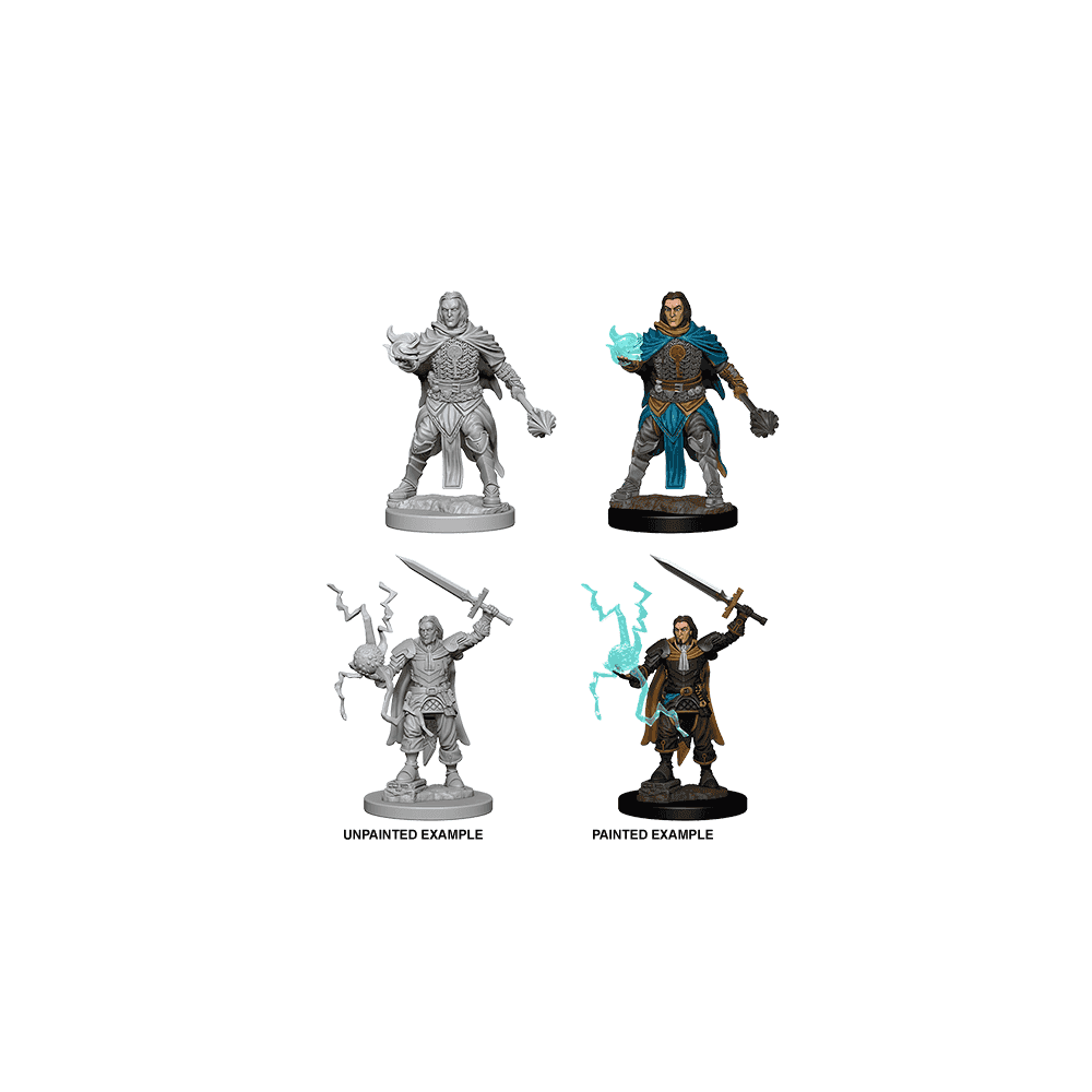 Human Male Cleric: Pathfinder Deep Cuts Unpainted Miniatures (W1) - Beanie Games