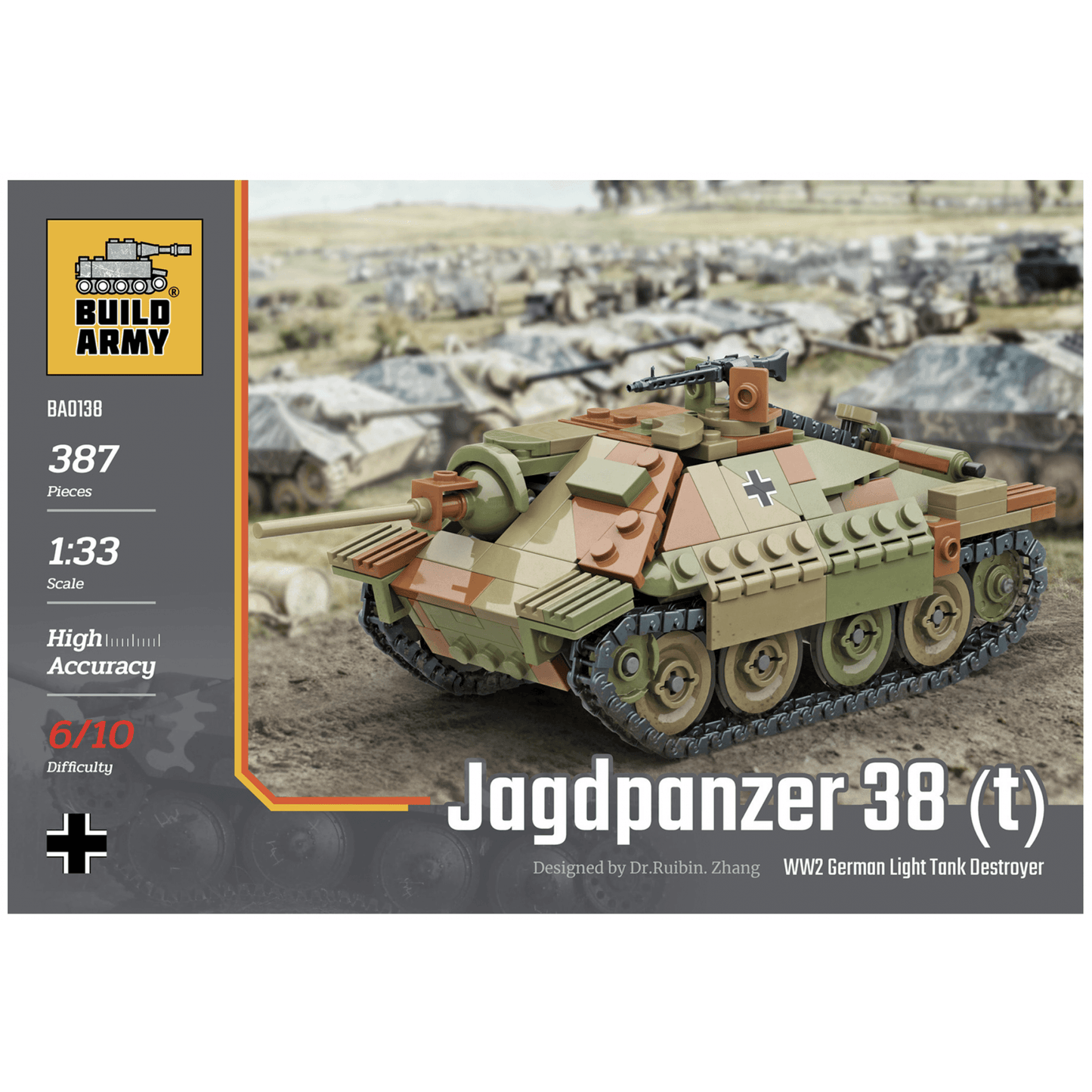 Jagdpanzer 38t Hetzer Light Tank Destroyer - Beanie Games