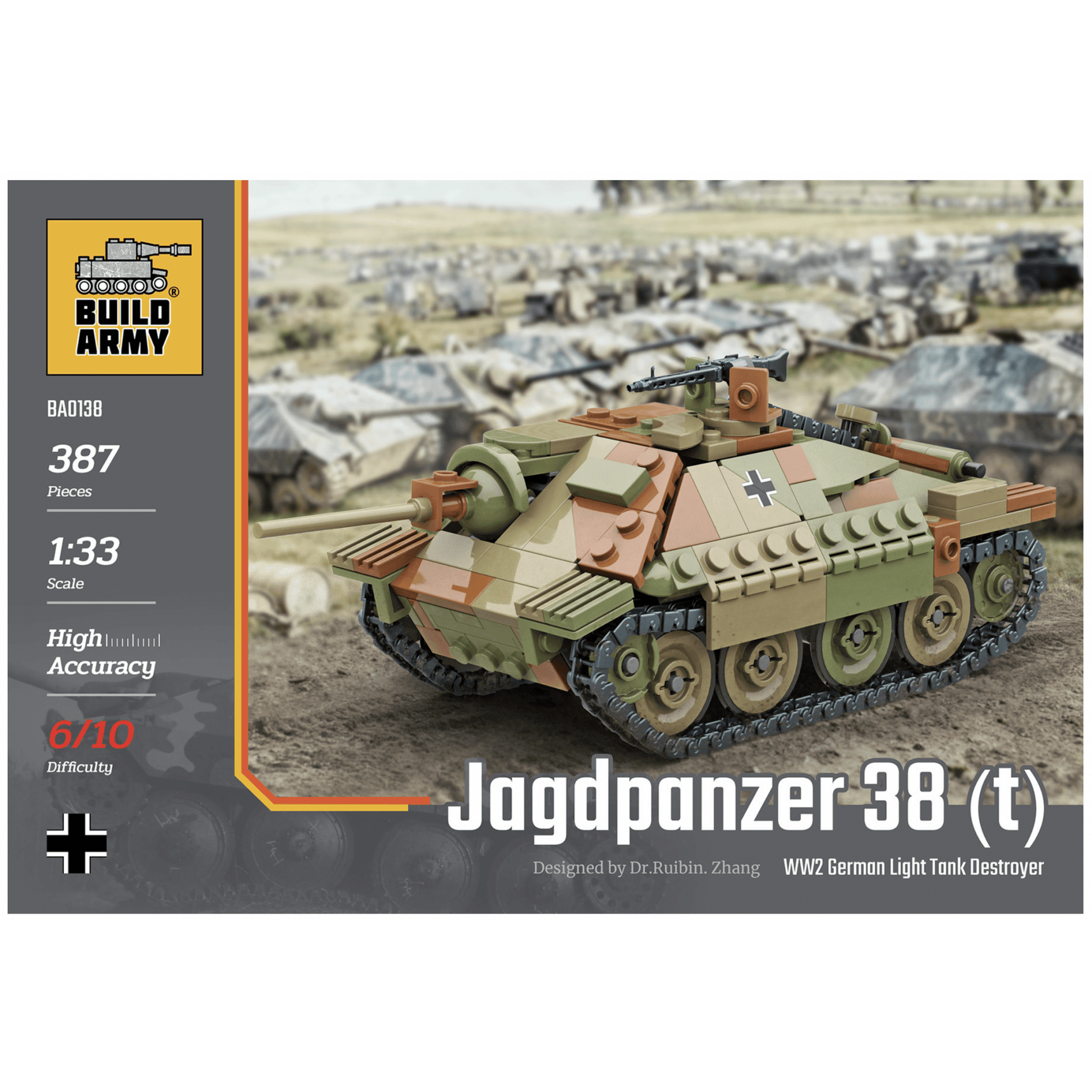 Jagdpanzer 38t Hetzer Light Tank Destroyer - Beanie Games