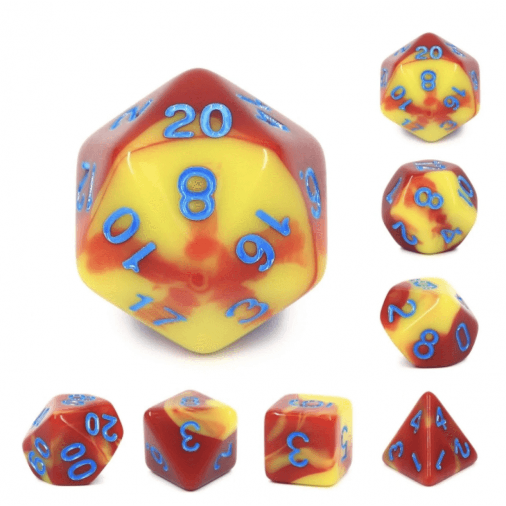 Ketchup & Mustard RPG Dice Set - Beanie Games