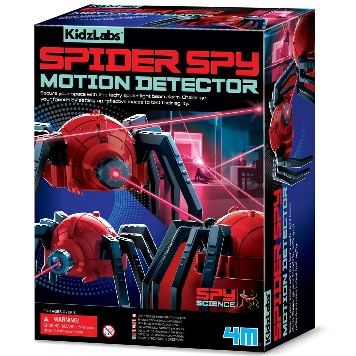 Kidzlabs - Spider Spy Motion Detector - Beanie Games