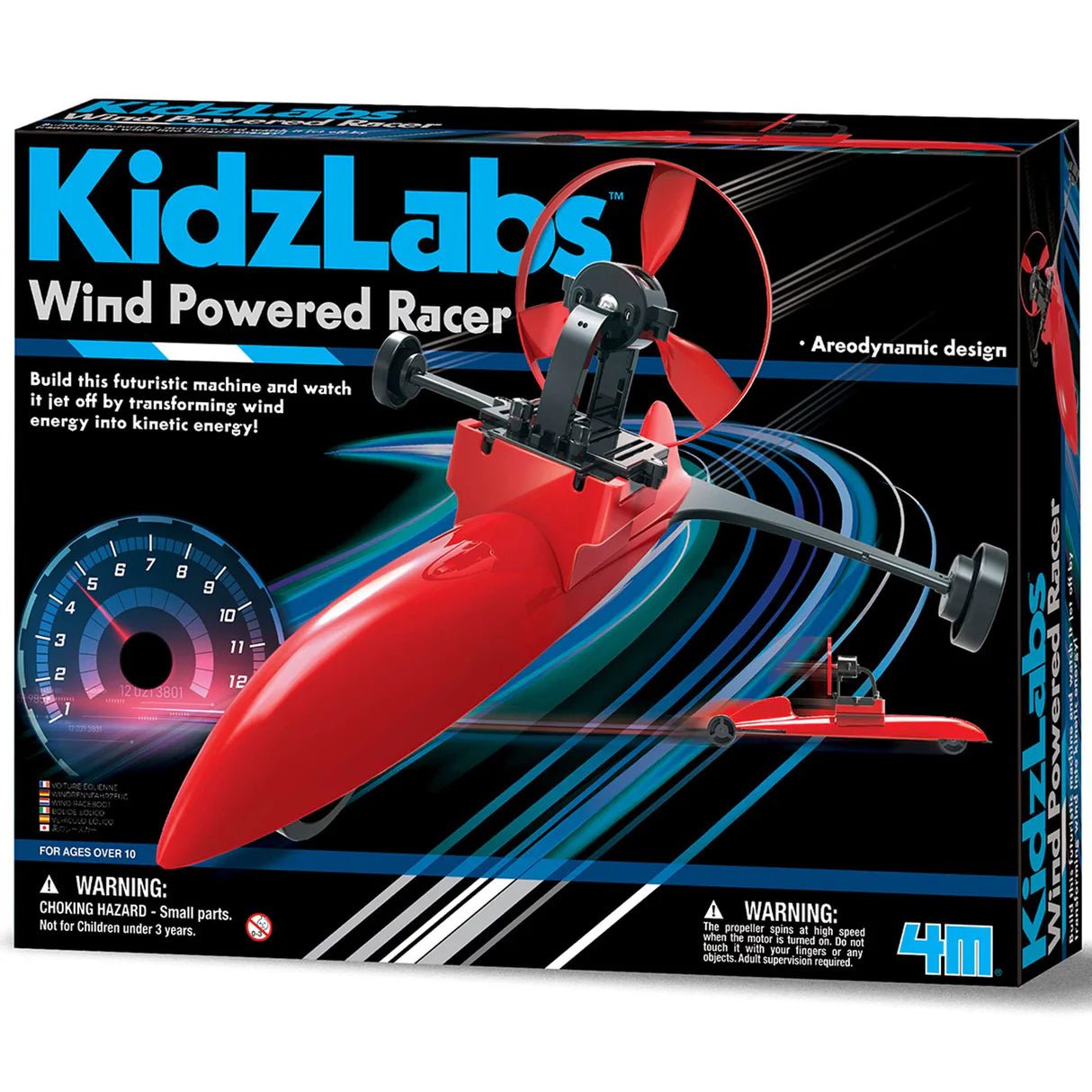 KidzLabs - Wind Powered Racer - Beanie Games