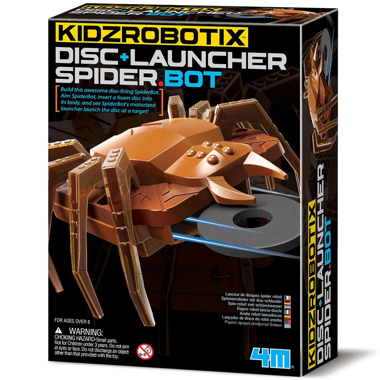 KidzRobotix - Disc Launcher SpiderBot - Beanie Games