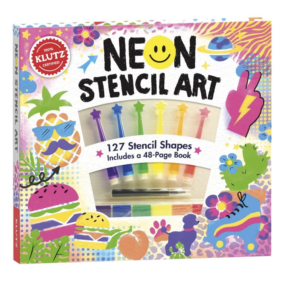 Klutz: Neon Stencil Art - Beanie Games