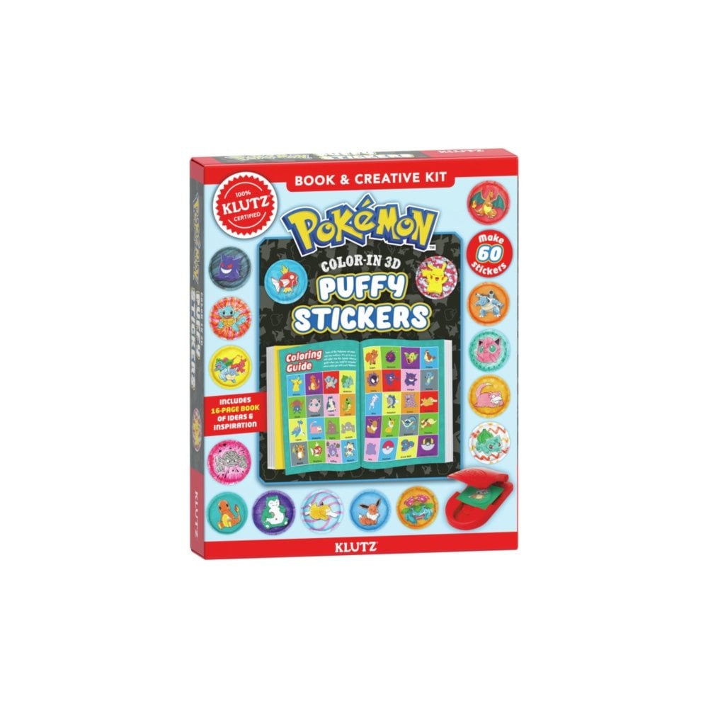 Klutz: Pokemon Color - In 3D Puffy Stickers - Beanie Games