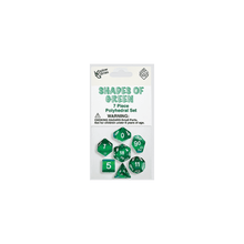 Koplow Shades Of Green Dice Set - Beanie Games
