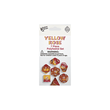 Koplow Yellow Rose Dice Set - Beanie Games