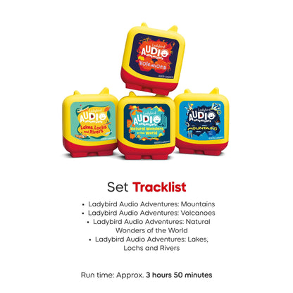 Ladybird Adventure Atlas: Wild Earth (Set of 4 Clever Pocket Tonies) - Beanie Games