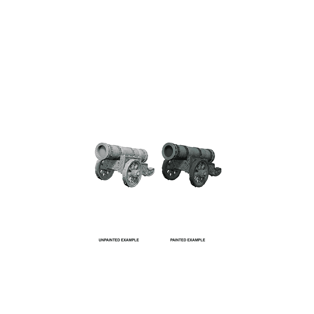 Large Cannon: WizKids Deep Cuts Unpainted Miniatures (W9) - Beanie Games