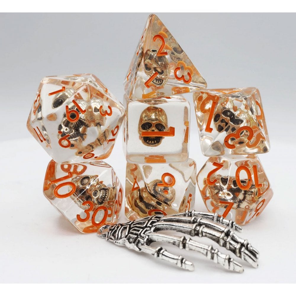 Laughing Skull RPG Dice Set - Beanie Games