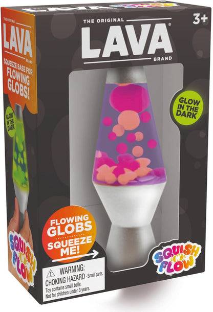 Lava Squish N Flow Lava Lamp Squishy Fidget Toy - Beanie Games